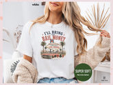 Women’s Las Vegas Graphic T-Shirt – Funny Vintage Casino White Tee