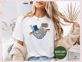 Women’s Ramen Graphic T-Shirt – Funny “Send Noods” White Foodie Tee