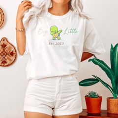 Turtle-y Adorable: Delta Zeta Big Little Sister T-Shirt