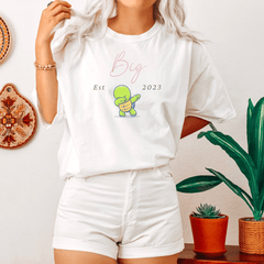 Turtle-y Adorable: Delta Zeta Big Little Sister T-Shirt