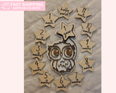 Adorable Owl Baby Milestone Disc for Photos