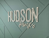 Artisanal Personalized Wooden Name Sign
