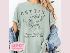 Nashville Bachelorette Party Shirt | Personalized Bridesmaid Tee | Nashville Girls Trip Shirt | Bride Squad Matching Shirts