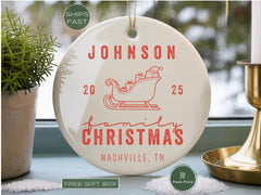 Custom Family Ornament, Personalized Family Christmas Ornament Gifts for Family Christmas Ornament Family Keepsake Ornament Family Christmas
