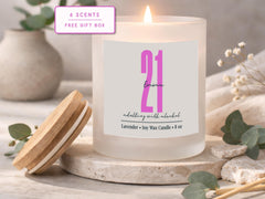 21st Birthday Gift for Her, Funny 21st Birthday Candle, “Finally Legal” Soy Candle, Personalized Milestone Birthday Gift for Women