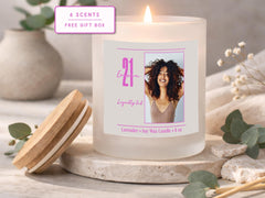 Personalized Photo Candle Gift for Her | Custom Picture Candle | Personalized Memorial & Birthday Candle | Photo Keepsake Gift
