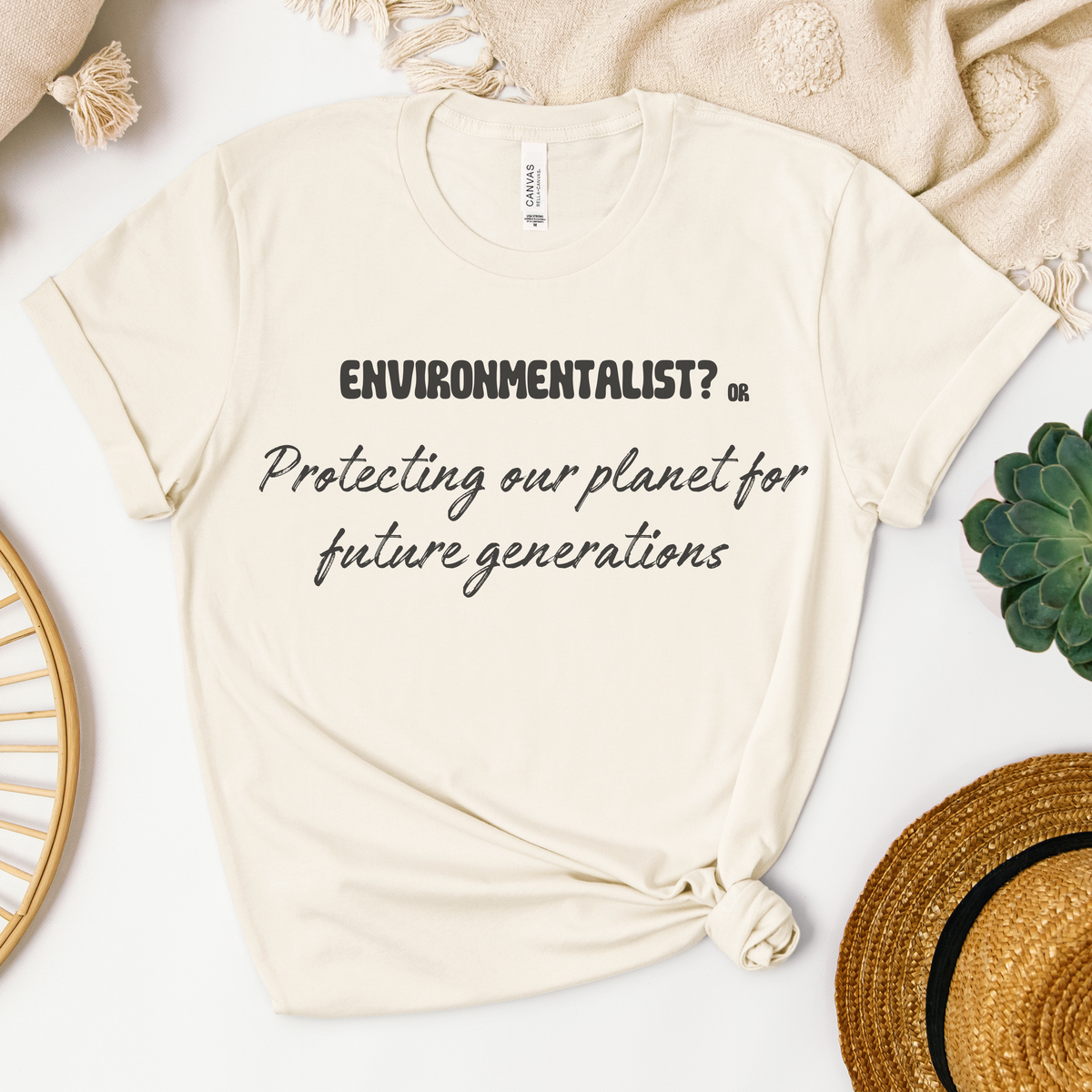 Environmentalist? or Protecting our planet for future generations T-shirt.