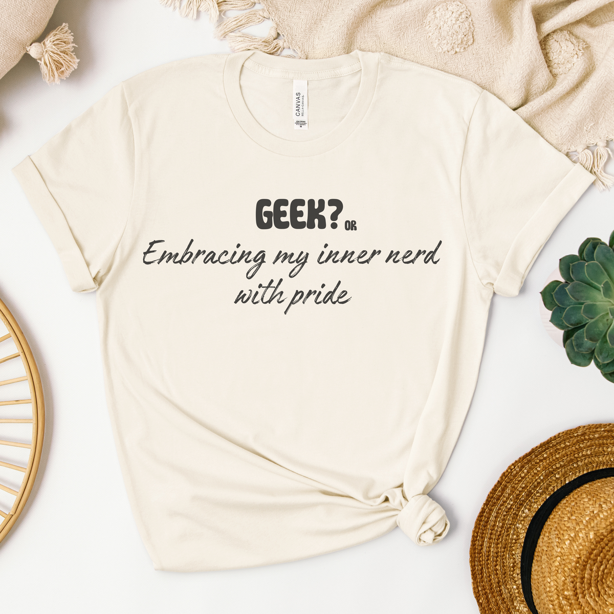 Geek? or Embracing my inner nerd with pride T-shirt