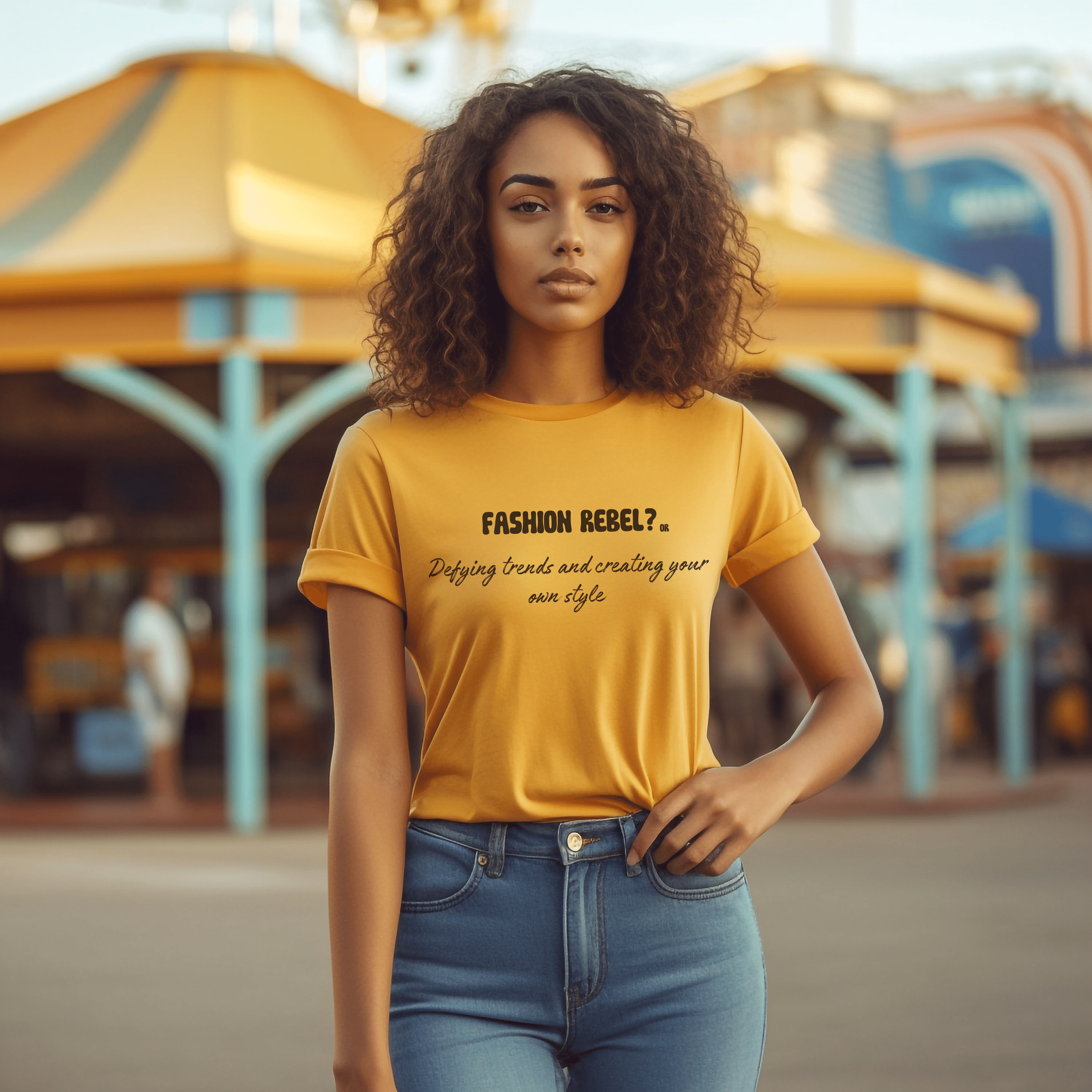 Fashion rebel? or Defying trends and creating your own style T-shirt