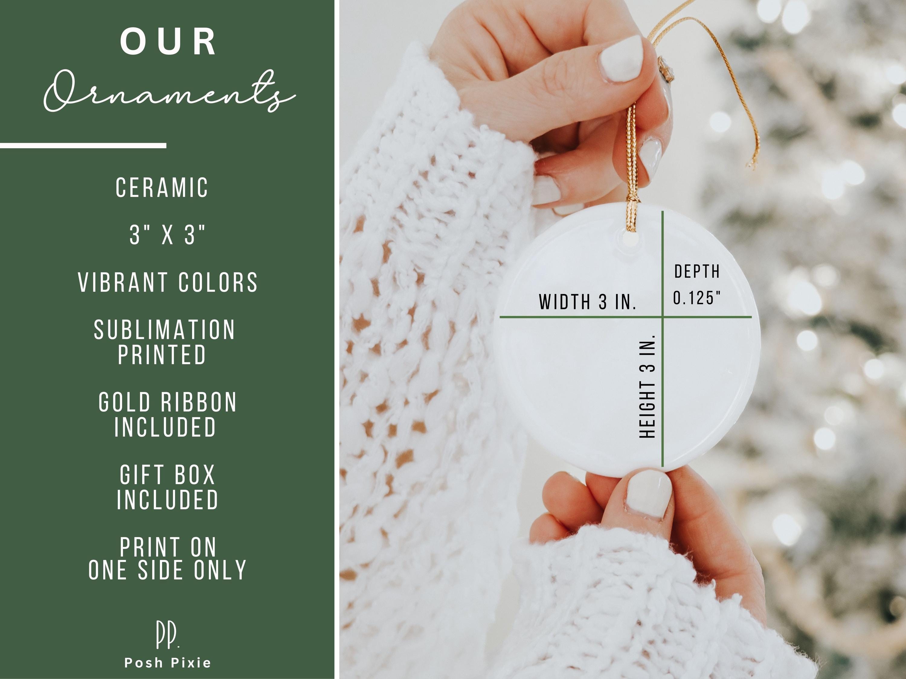 Big Sister Ornament | Personalized Big Sister Christmas Ornament | Promoted to Big Sister Gift | New Baby Announcement Keepsake