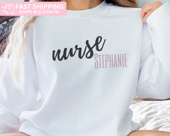 Personalized Nurse Sweatshirt