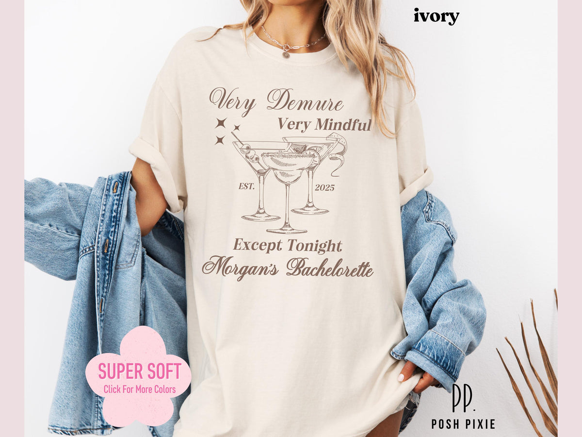 Beach Bachelorette Party Shirt: Comfort Colors Bridal Party Tee