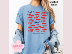 90s Retro Sea Animal T-Shirt: Vintage Tattoo Ocean Tee