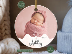 Personalized Baby's First Christmas Ornament 2025: Custom Keepsake