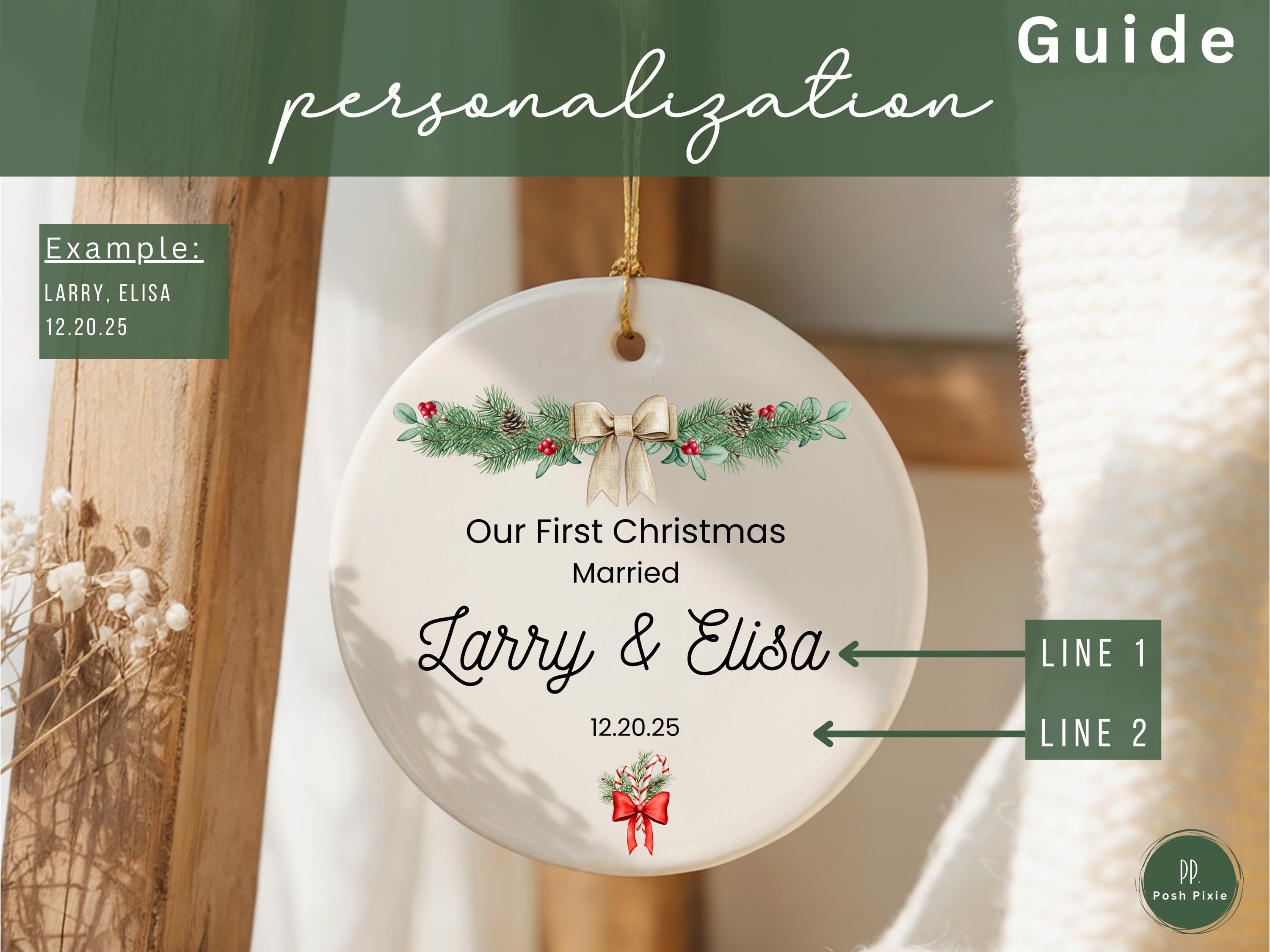 Personalized Baby’s First Christmas Ornament | Newborn Christmas Keepsake | Custom Baby Name Ornament 2026 | New Baby Gift