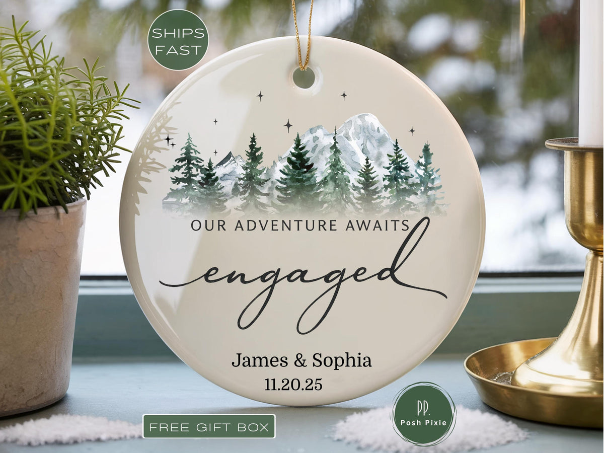Baby’s First Christmas Ornament 2026 | Personalized Baby Name Ornament | Newborn Christmas Keepsake | Custom Baby Gift