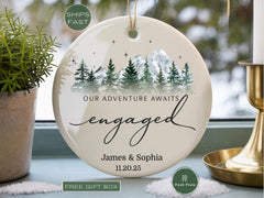 Baby’s First Christmas Ornament 2026 | Personalized Baby Name Ornament | Newborn Christmas Keepsake | Custom Baby Gift
