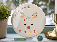 Personalized Family Christmas Ornament | Custom Family Ornament with Names | Family Christmas Keepsake Gift | Holiday Ornament for Family