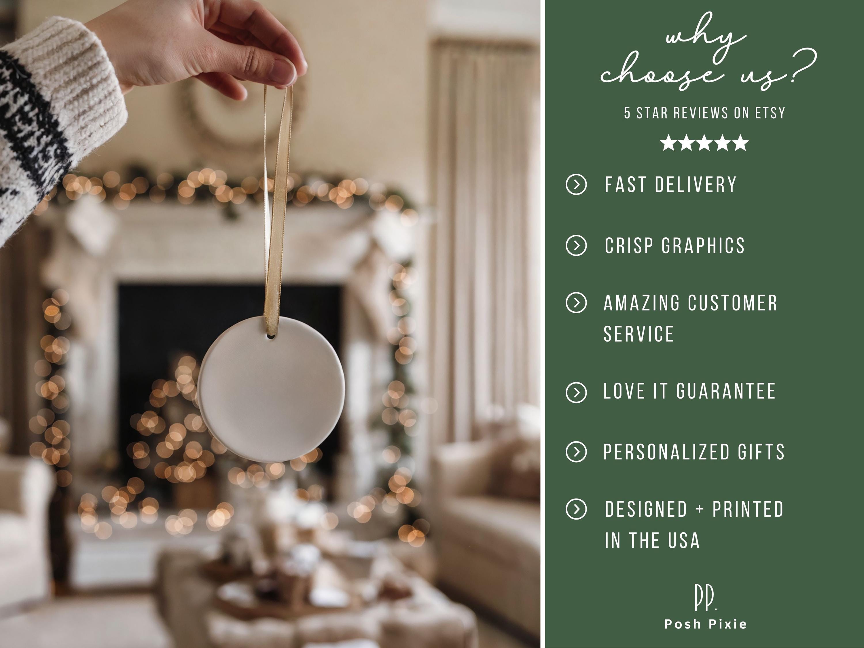 New Grandparents Ornament, Personalized Grandparents Christmas Ornament for New Grandparents First Christmas as Grandparents Keepsake Gift