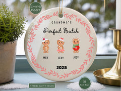 Personalized Grandma Ornament Custom Grandma Christmas Ornament from Grandkids Gift for Grandma Personalized Christmas Ornament Grandma Gift