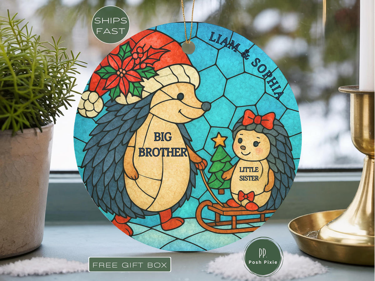 Big Brother Ornament, Custom Big Brother Christmas Ornament for Big Brother New Big Brother Announcement Gift for Big Brother Keepsake