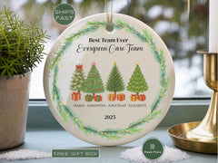 Work Team Ornament, Custom Work Team Christmas Ornament Personalized Work Team Ornament Best Team Ever Christmas Gifts Work Team Keepsake
