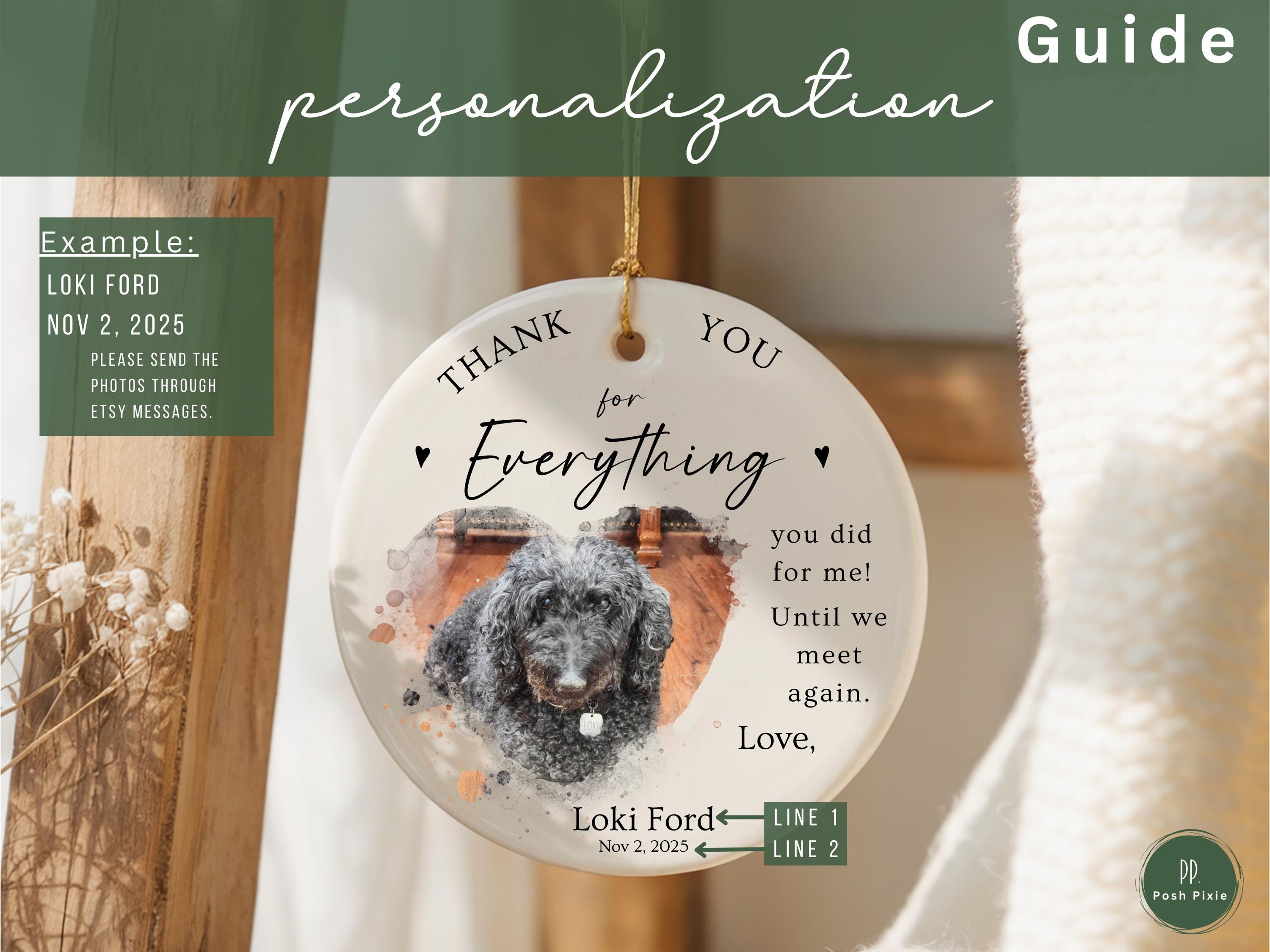 Custom Veterinarian Christmas Ornament Gifts for Vet, Personalized Keepsake Gift, Veterinarian Thank You Message