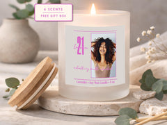 Personalized 21st Birthday Gift for Her, Funny 21st Birthday Candle, “Finally Legal” Soy Candle, Best Friend Milestone Birthday Gift