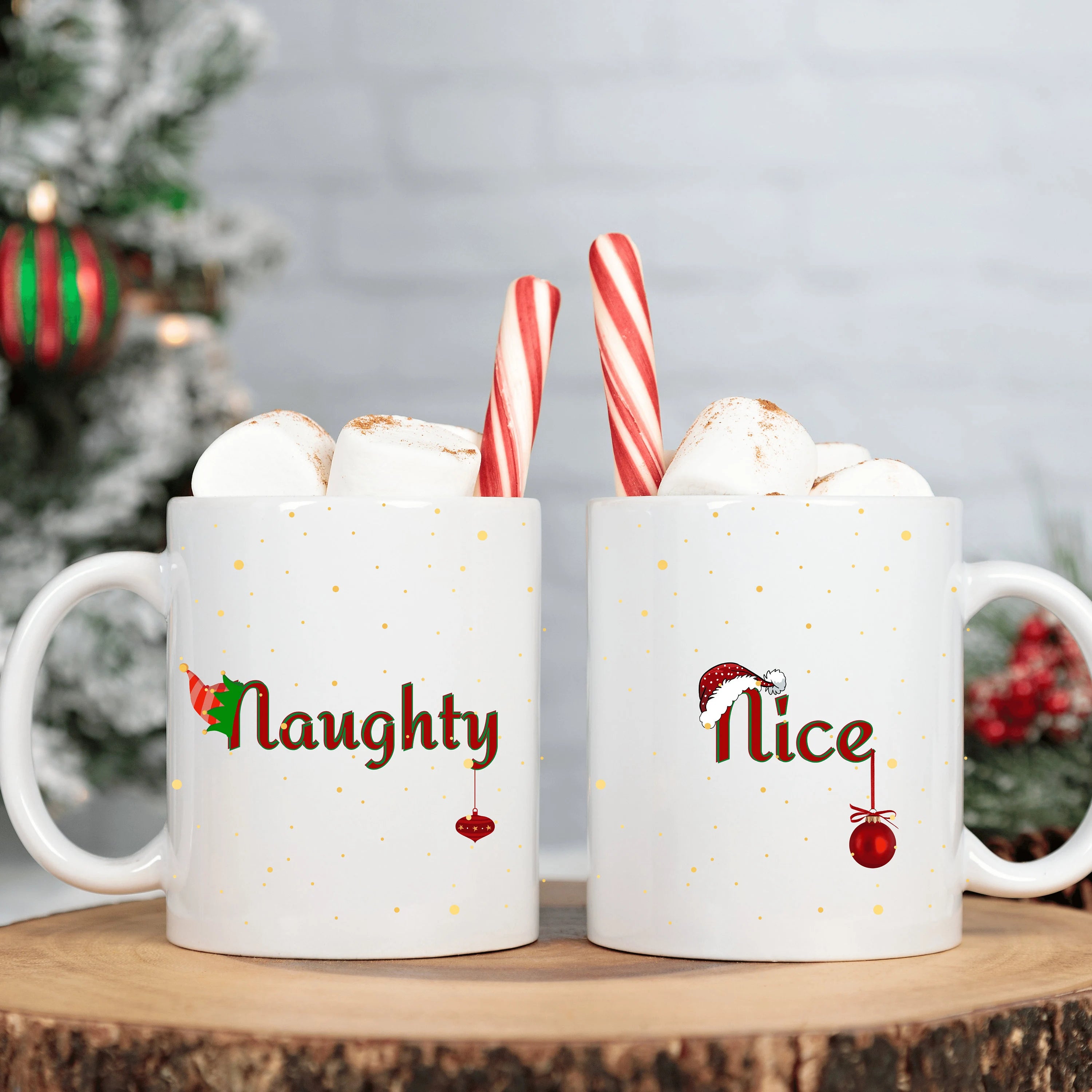 Naughty or Nice Cute Mug, Nice List, Christmas mug, Cute Christmas cup, Hot chocolate mug, Christmas coffee mug, Xmas